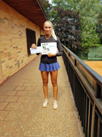 3.m�sto dvouhra �eny :  Krist�na Jurkov�