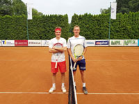 Semifinalist� dvouhra mu�i zleva :  Rudolf Siwy, Jakub Kadora