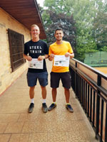 2.m�sto �ty�hra mu�i zleva :  Jakub Kadora, Daniel Boh��