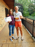 3.m�sto �ty�hra �eny zleva :  Kate�ina Koc�, Barbora Pokorn�