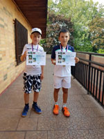 1.m�sto �ty�ha mlad�� ��ci zleva :  Stanislav Mich�lek, Filip Martinovi�