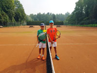 Semifinalist� dvouhry zleva :  Filip Martinovi�, Ond�ej L�sek