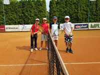 Semifinalist� �ty�hry zleva :  Luk� Pietrosz, Karel Szotkowski, Filip Martinovi�, Stanislav Mich�lek