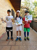 Medailist� chlapci zleva :  Denis Konderla, V�clav Barinka, Martin Kytka