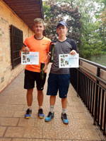 Finalist dvouhry zleva :  Adam Jadamus, Vtek Raka