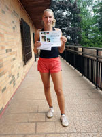 2.m�sto dvouhra �eny :  Krist�na Jurkov�