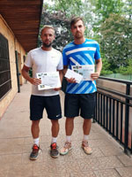 2.m�sto �ty�hra mu�i zleva :  Mat�j Krac�k, Robert Rumler