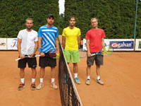 Finalist� �ty�hra mu�i zleva :  Mat�j Krac�k, Robert Rumler, Michal Fran�k, Daniel Filo