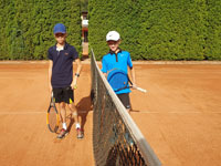 Semifinalist� dvouhry zleva :  Tobi� Byrtus, Tobi� Horsk�