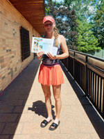 2.m�sto dvouhra �eny :  Petra Csabi