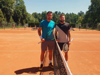 Semifinalist� dvouhra mu�i zleva :  Robert Rumler, Dominik Kellovsk�