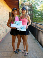 3.m�sto �ty�hra �eny zleva :  Tereza K�enkov�, Vanesa �ulcov�