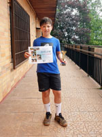 2.m�sto dvouhra mlad�� ��ci :  Michal Mandel�k