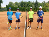 Semifinalist� �ty�hry zleva :  Jakub Kotajn�, Filp Zbon��k, Jan Cienciala, �imon Czernek