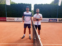 Semifinalist� dvouhra mu�i zleva :  David Kova��k, Dominik Kellovsk�