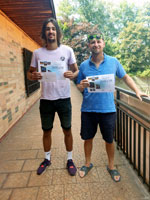 2.m�sto �ty�hra mu�i zleva :  David Kova��k, Stanislav Nebojsa