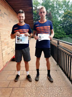 3.m�sto �ty�hra mu�i zleva :  Dan Sk�cel, Martin �oukal