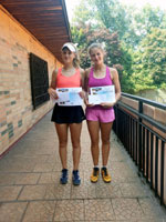 2.m�sto �ty�hra �eny zleva :  Vanesa �ulcov�, Kate�ina Mandel�kov�