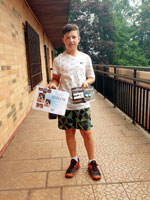 1.m�sto dvouhra mlad�� ��ci :  Michal Mandel�k