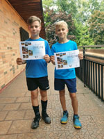 3.m�sto �ty�hra mlad�� ��ci :  Maxmili�n Tengler, Mat�j Marek