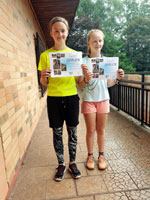 1.m�sto �ty�hra mlad�� �a�ky :  Zuzana Zemanov�, Ag�ta Masn�