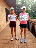 3.m�sto �ty�hra mlad�� �a�ky :  Mia Schimandlov�, Anna Holub��kov�