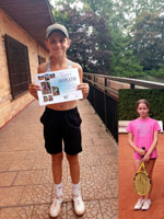 3.m�sto �ty�hra mlad�� �a�ky :  Liliana Michalcov�, Josef�na H�nschov�