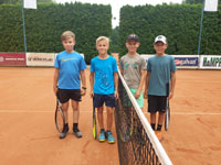 Semifinalist� �ty�hry zleva :  Maxmili�n Tengler, Mat�j Marek, Adam Telnar, Martin Kytka