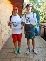 3.m�sto �ty�hra star�� ��ci zleva :  Dominik Vav��nek, Maty� Dohnal