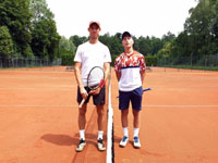 Semifinalist� dvouhry zleva :  Wojciech Marek, Karel Fr�mel