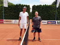 Semifinalist� dvouhry zleva :  �imon Mali�, Daniel Orlita