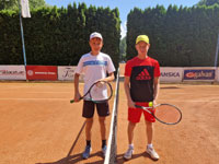 Finalist� dvouhry zleva :  Nikolas Papavasiliu, �t�p�n Robenek