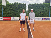 Finalist� dvouhry zleva :  Robert Rumler, Martin �oukal