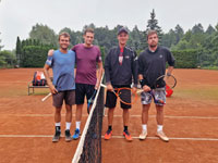 Semifinalist� �ty�hry zleva :  Thomas Su�e�, Ale� Kov��, Luk� Dillenz, Robert Rumler