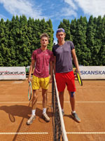 Semifinalist� dvouhry mu�� zleva :  Vojt�ch Bonk, �imon Mali�