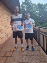 3.m�sto �ty�hra mu�i zleva :  David Kova��k, Rudolf ��udl�k