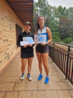 2.m�sto �ty�hra �eny zleva :  Nicol Novak, Zuzana Odlev�kov�