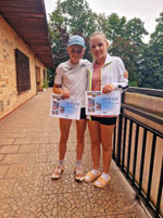 3.m�sto �ty�hra star�� �a�ky zleva :  Am�lie Ciencialov�, Alice Galusov�