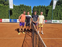 Semifinalist� �ty�hry mu�� zleva :  Vojt�ch Bonk, Luk� Mandel�k, Daniel Jend�ejek, Ond�ej Han�k