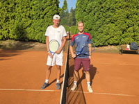 Finalist� dvouhry mu�� zleva :  �imon Mali�, Daniel Filo