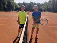 Semifinalist� dvouhry zleva :  Ond�ej Branc, �imon Trefil