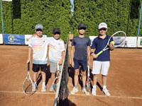 Finalist� �ty�hry zleva :  Ond�ej Branc, Hugo Maliga, Jan Kavka, Jakub Svoboda