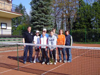 Drustvo starch k "A" 2005 - zleva nahoe :  Luk Pravda,  Marek trba, Tereza Kremerov, zstupce kapitna Pavlna Pravdov - zleva dole :  kapitn Ren Farga, Michal Farga, Klra Dohnalov, Martin Pisrik