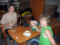 Oslavy postupu do ligy :  Michal Farga, Martin Pisrik