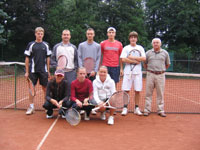Drustvo dosplch "A" 2009 - zlevanahoe :  Michal Farga, hrajc zstupce kapitna Filip Grim,Martin Pisrik, Marek Friedl, Rudolf Siwy, kapitn Miroslav Grim