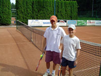 Finalist� dvouhry zleva :  Martin Pis�rik, Martin Figura