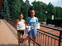Finalist� dvouhry star��ch �a�ek zleva :  Mark�ta He�kov�, Tereza Kre�merov�
