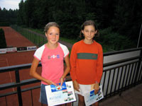 Semifinalist� �ty�hry star��ch ���ek zleva :  Kl�ra Dohnalov�, Hana Adam�kov�