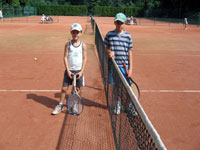 Po utk�n� dvouhry zleva :  Tom� Farga�, Filip Hladej