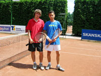 Finalist dvouhry zleva :  Daniel Vala, Marek evk
